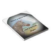 Zebra-portret, Amboseli: de geest van de savanne Notitieblok (Schuin)