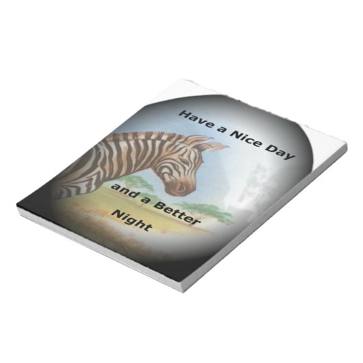 Zebra-portret, Amboseli: de geest van de savanne Notitieblok (Linkerzijde)