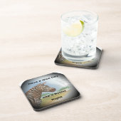 Zebra-portret, Amboseli: de geest van de savanne Onderzetter (Rechterzijde)