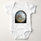 Zebra-portret, Amboseli: de geest van de savanne Romper (Voorkant)