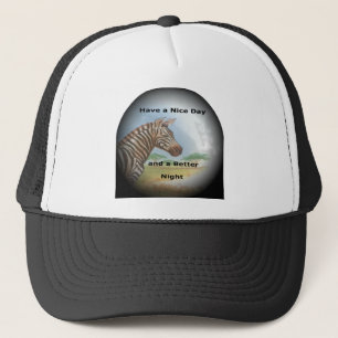 Zebra-portret, Amboseli: de geest van de savanne Trucker Pet