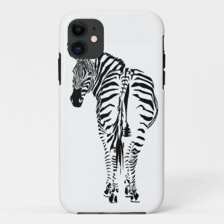 Zebra portret-Iphone-draagtas iPhone 11 Hoesje