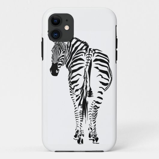 Zebra portret-Iphone-draagtas Case-Mate iPhone Case (Achterkant)