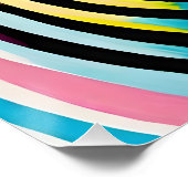 Zebra portret perfect poster (Hoek)