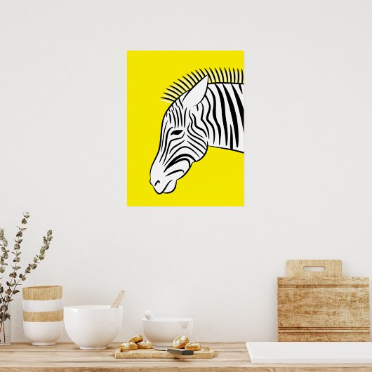 Zebra Poster (Keuken)