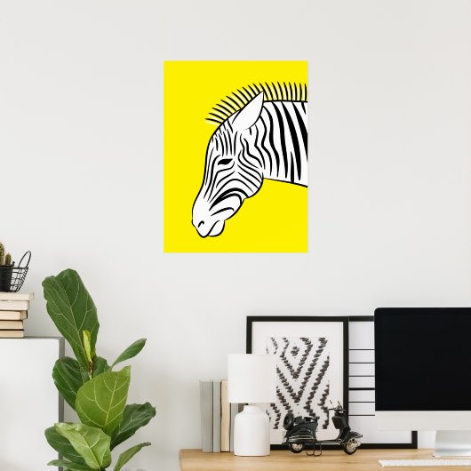 Zebra Poster (Thuiskantoor)