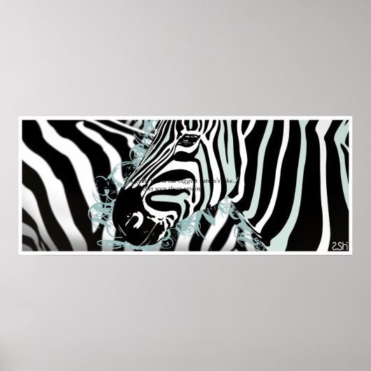 Zebra Poster (Voorkant)