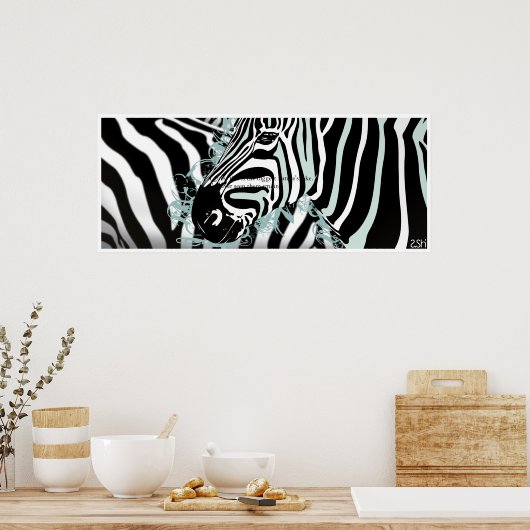Zebra Poster (Keuken)