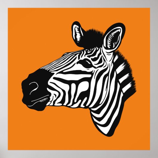Zebra Poster (Voorkant)