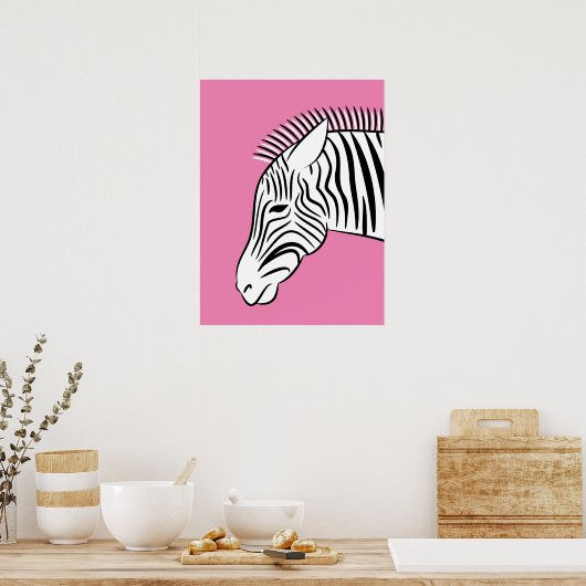 Zebra Poster (Keuken)