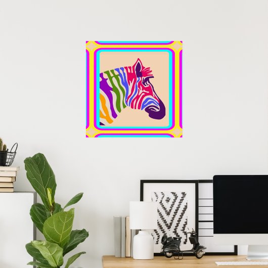 Zebra Poster (Thuiskantoor)