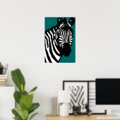 zebra. poster (Thuiskantoor)