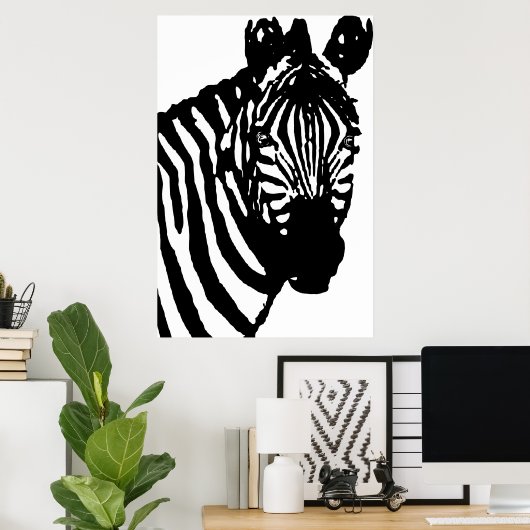 zebra. poster (Thuiskantoor)