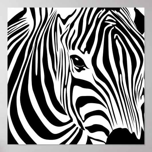 Zebra Poster (Voorkant)
