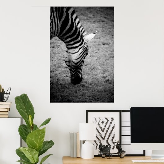 zebra poster (Thuiskantoor)