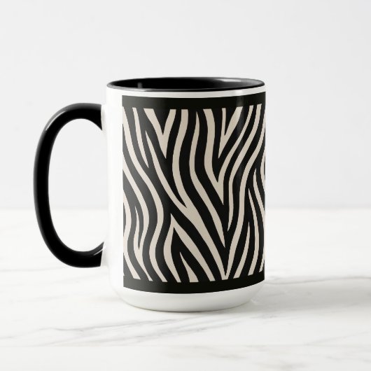 "ZEBRA PRINT" - 15 OZ. COFFEE MUG MOK (Links)