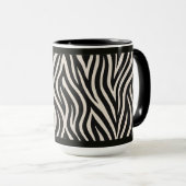 "ZEBRA-PRINT" - 15 OZ. KOFFIEBEEKER MOK (Voorkant rechts)