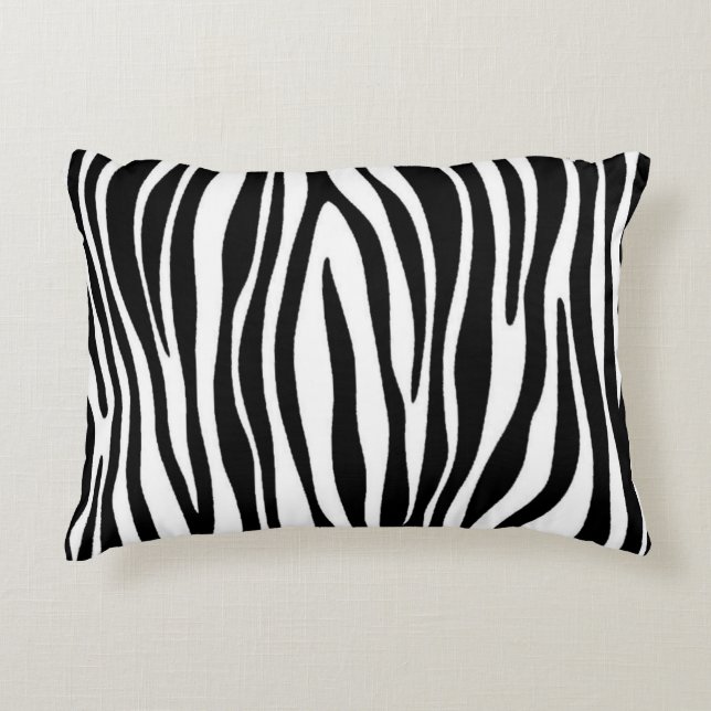 Zebra Print Accent Kussen (Voorkant)