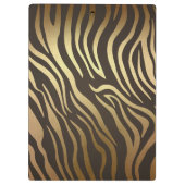 Zebra Print Animal Skins Huid Modern Glam Klembord (Achterkant)