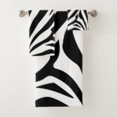  zebra print bad handdoek (Insitu)