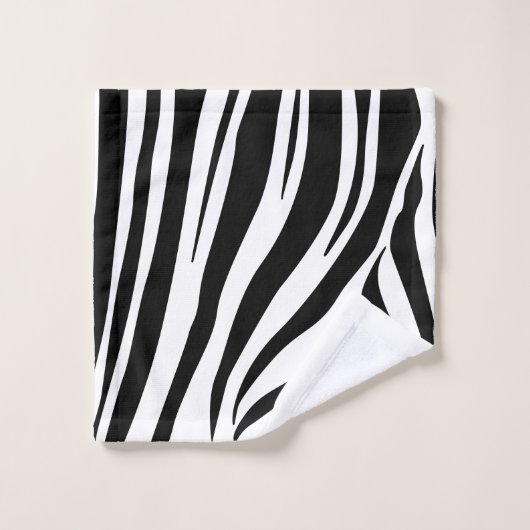  zebra print bad handdoek (Wasdoekje)