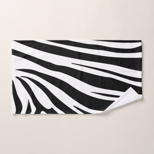 zebra print bad handdoek (Handdoek)
