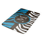 Zebra Print Badmat (Gekanteld)