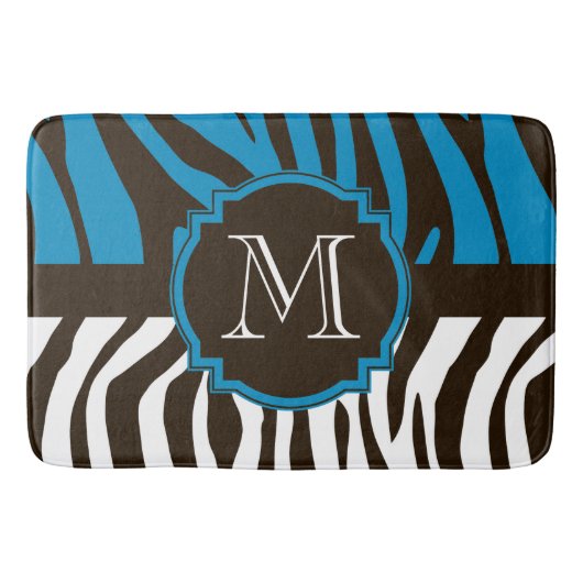 Zebra Print Badmat (Voorkant)