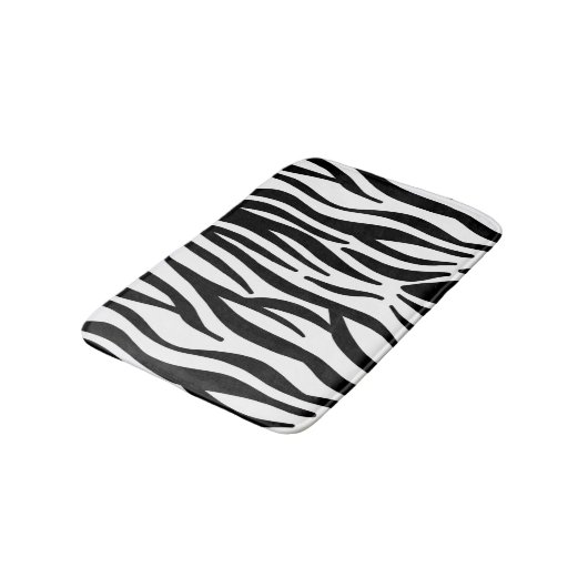 Zebra print badmat (Gekanteld)