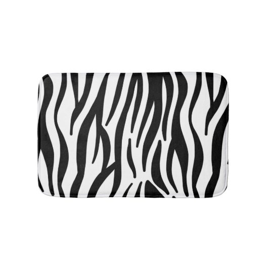 Zebra print badmat (Voorkant)