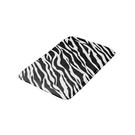 Zebra print badmat (Gekanteld)