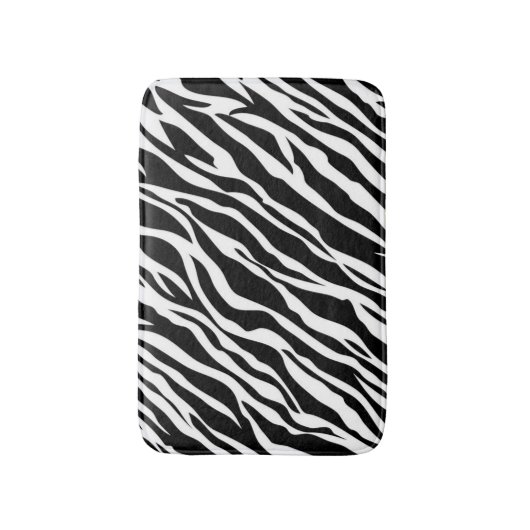 Zebra print badmat (Voorkant Verticaal)