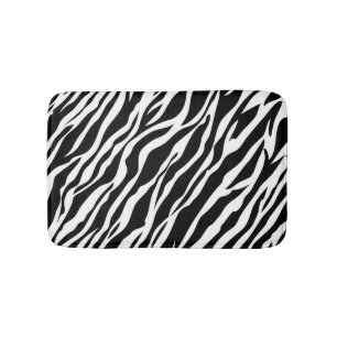 Zebra print badmat