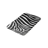 Zebra Print Bath Mat (Gekanteld)