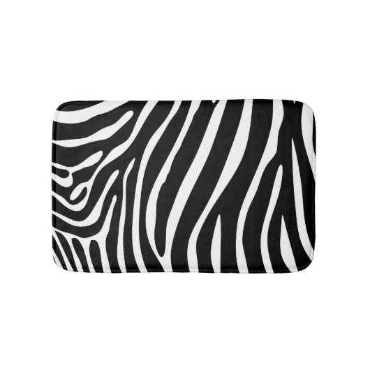 Zebra Print Bath Mat (Voorkant)