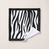 Zebra Print Bathroom Towel set Bad Handdoek