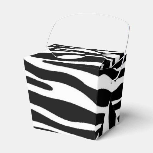 Zebra Print Bedankdoosjes (Voorkant Zijde)