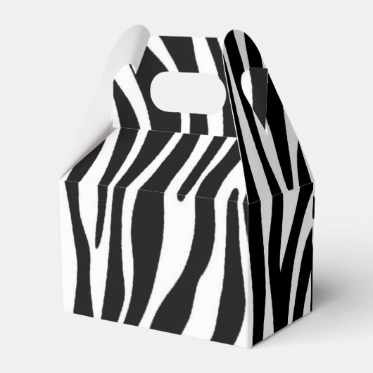 Zebra Print Bedankdoosjes (Voorkant Zijde)