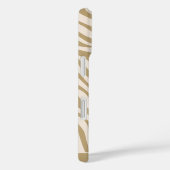 Zebra Print-Beige Case-Mate iPhone Case (Achterkant / Rechts)