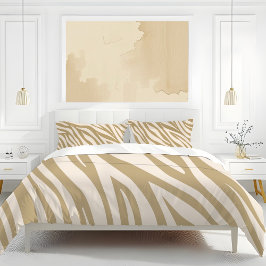 Zebra Print-Beige Kussensloop