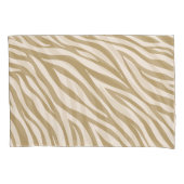 Zebra Print-Beige Kussensloop (Voorkant)