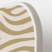 Zebra Print-Beige Pickleball Paddle (Links Detail)