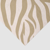Zebra Print-Beige Tissuepapier (Detail)
