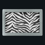 Zebra Print Belt Buckle Gesp<br><div class="desc">Riemgesp afgebeeld in een zwart-wit dierenzebraprint. Pas dit object aan of koop het object zoals het is. Voorraad afdrukken</div>