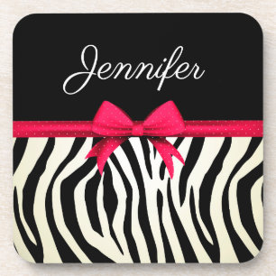 Zebra Print Bier Onderzetter
