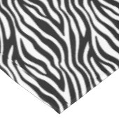 Zebra Print Black en White Stripes Pattern Tafelkleed (Gekanteld)