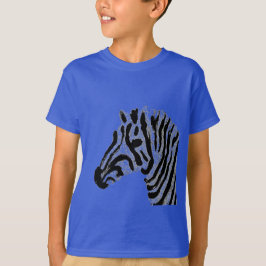 Zebra Print Black en White Stripes T-shirt