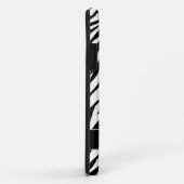 Zebra Print Black & White iPhone 5 Hoesje (Achterkant/rechts)