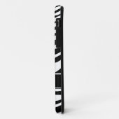 Zebra Print Black & White iPhone 5 Hoesje (Achterkant/links)