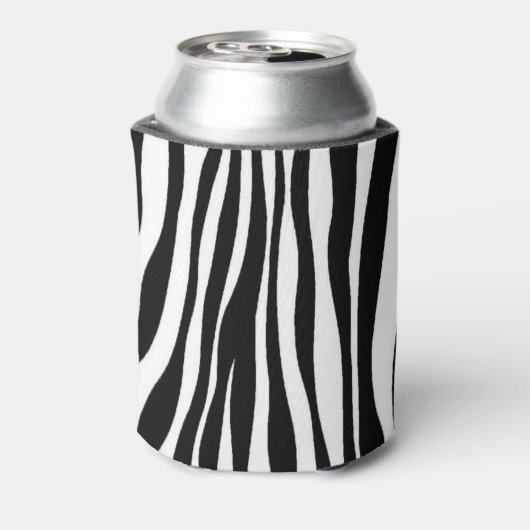 Zebra Print Blikjeskoeler (Blikje Achterkant)